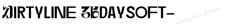 Dirtyline 36daysoft字体转换